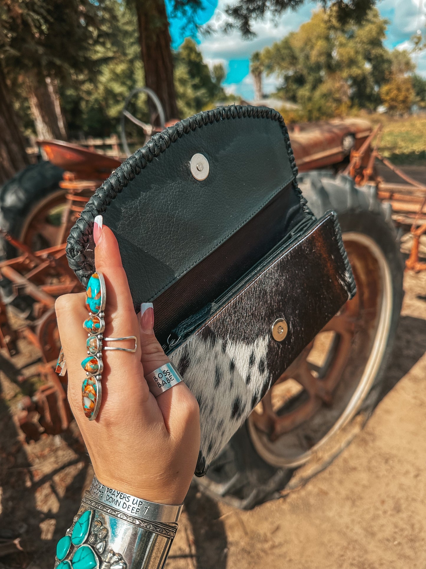 The Elva (Black Leather) Wallet a Haute Southern Hyde by Beth Marie Exclusive Haute Southern Hyde