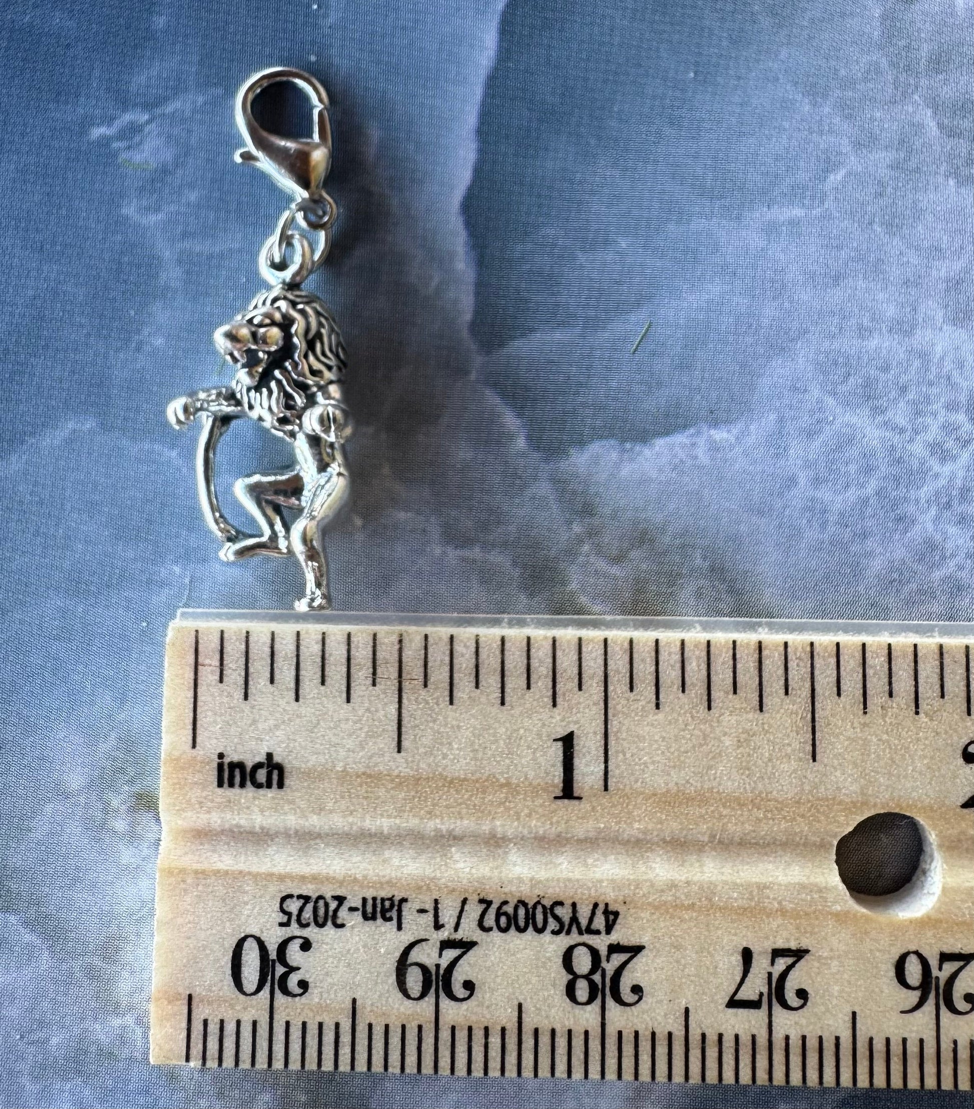 Handcrafted Sterling Silver Leo/ Lion Charm Nizhoni Traders LLC