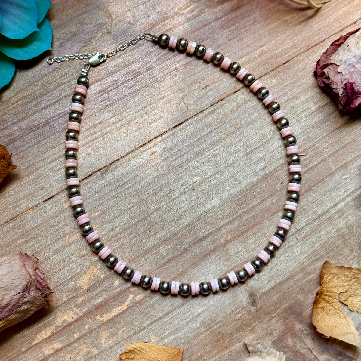 Pink Conch & Sterling Silver Choker 6mm The Bijoux FAB Jewelry