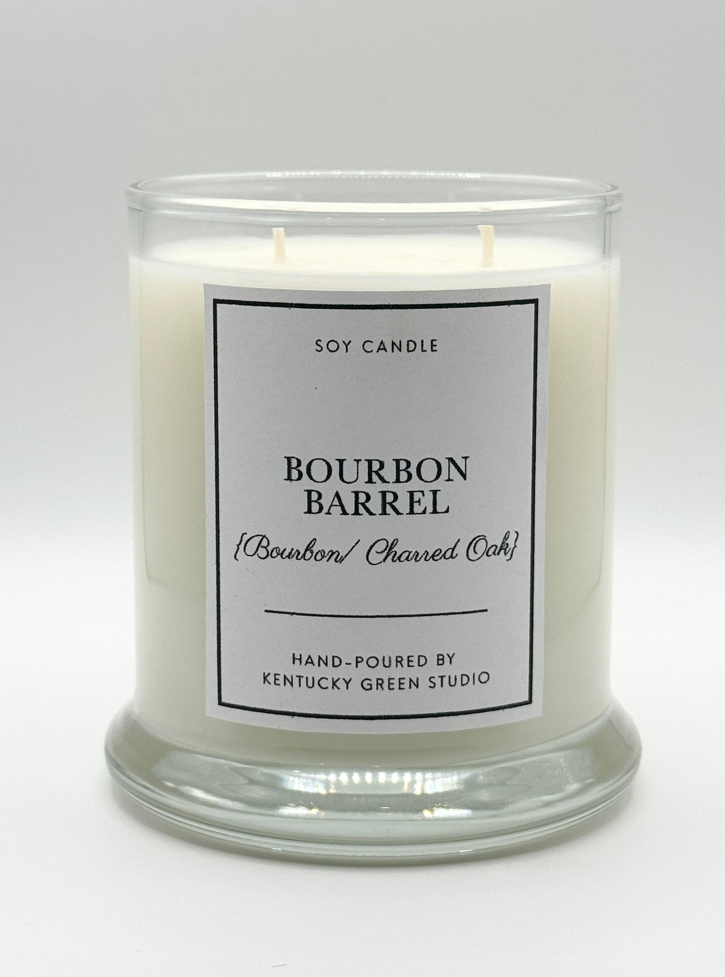 Bourbon Barrel Soy Candle Kentucky Green Studio
