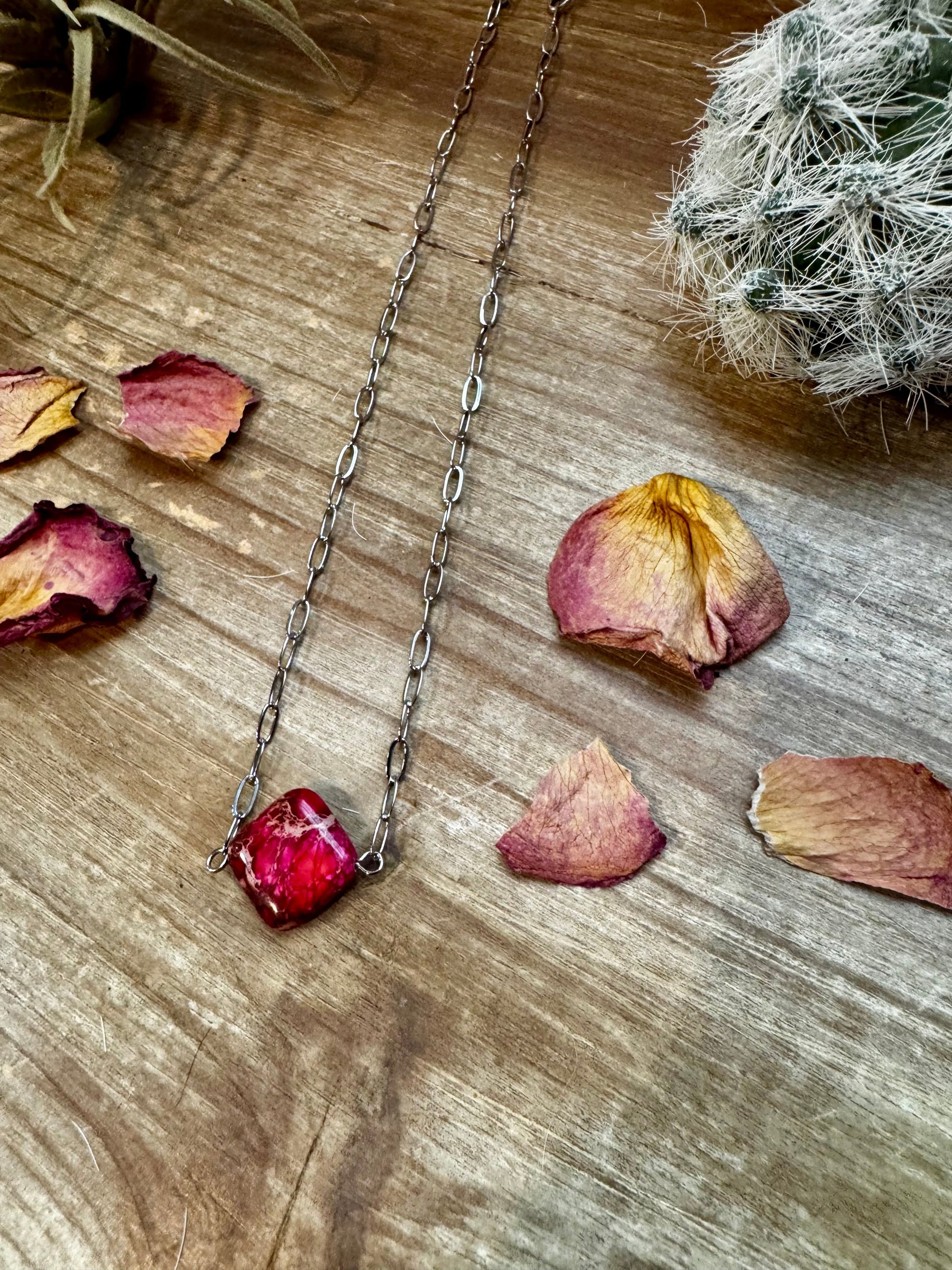 Pink choker Verascite - Valentine collection The Bijoux FAB Jewelry