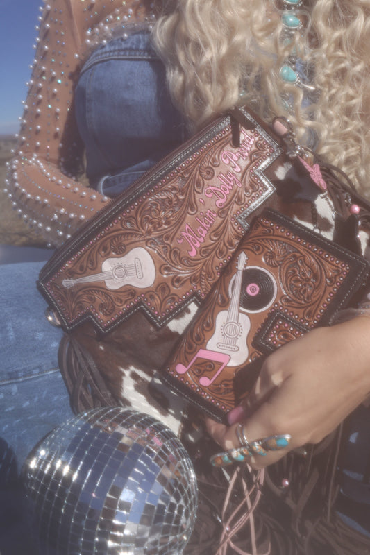 Dolly Taught Me Wallet a Haute Southern Hyde by Beth Marie Wallet Haute Southern Hyde