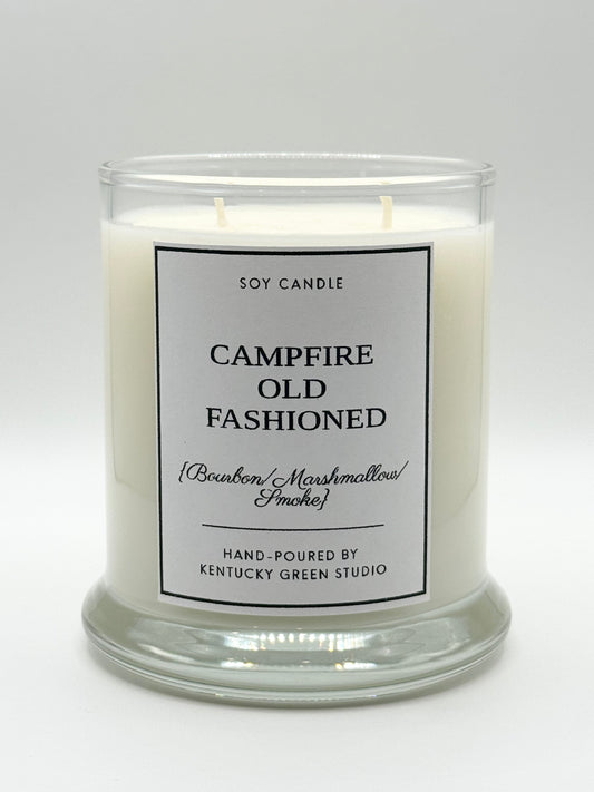 Campfire Old Fashioned Soy Candle Kentucky Green Studio
