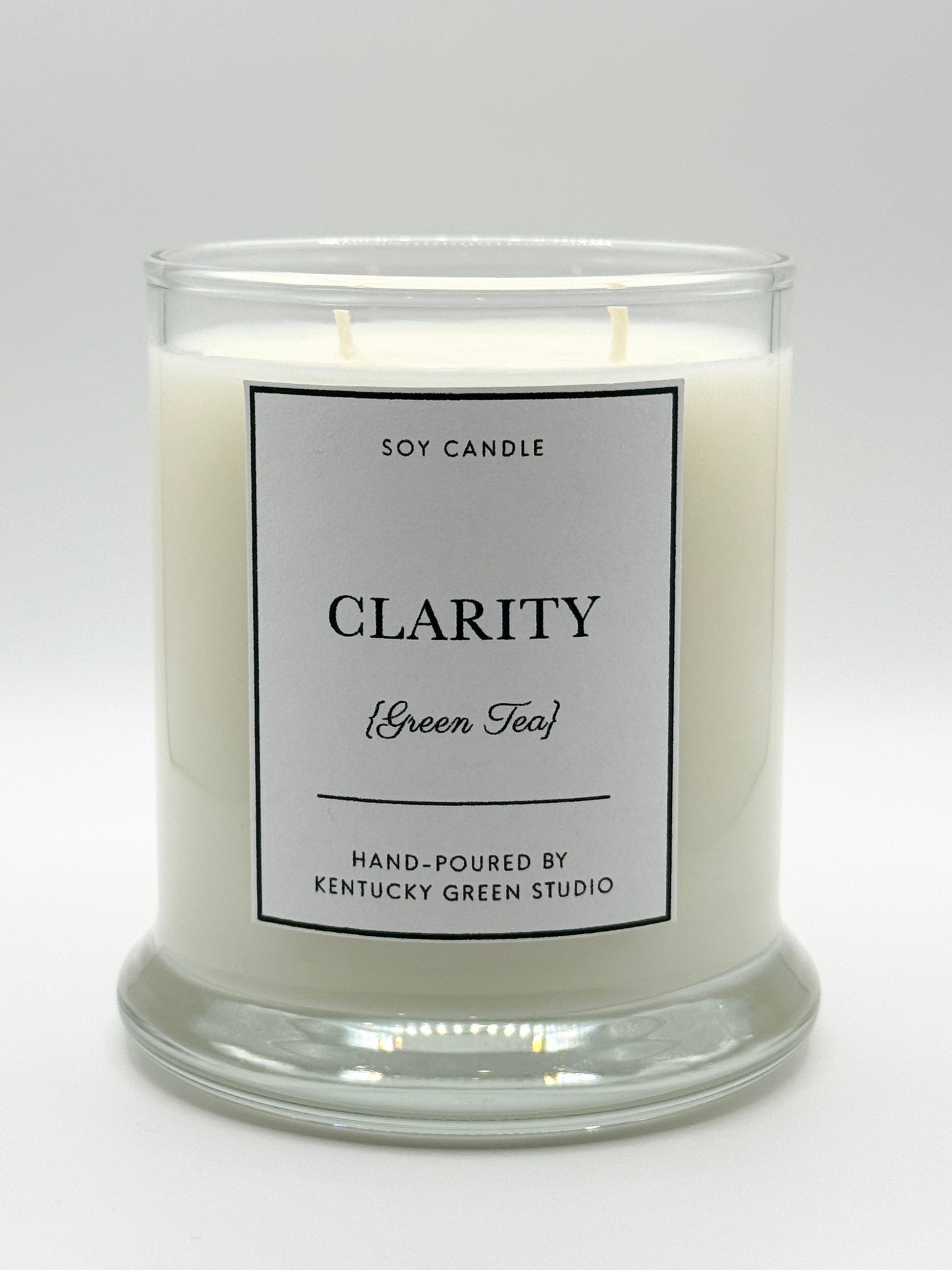Clarity Soy Wax Candle Kentucky Green Studio