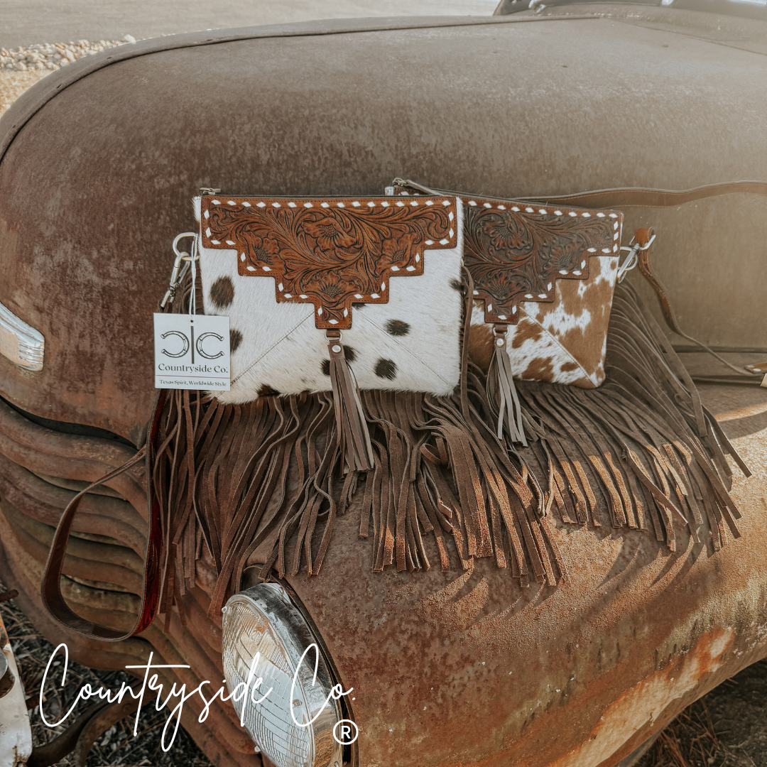 Fort Worth Cowhide Crossbody Countryside Co.