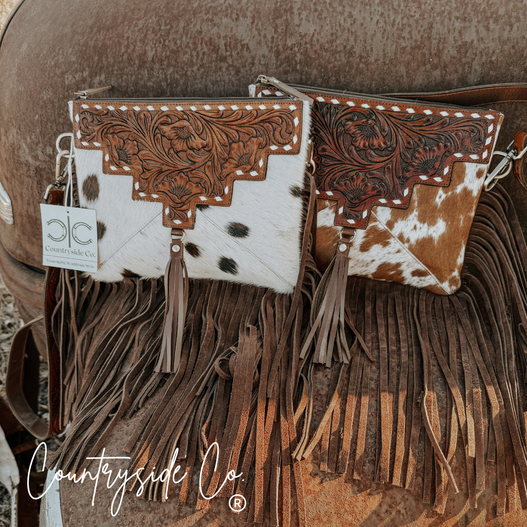 Fort Worth Cowhide Crossbody Countryside Co.