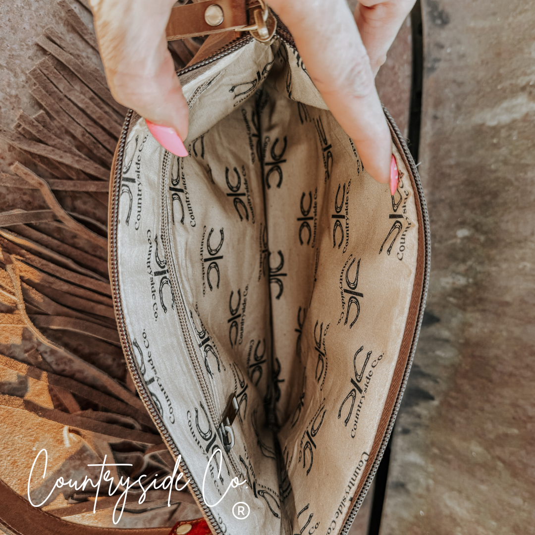 Fort Worth Cowhide Crossbody Countryside Co.