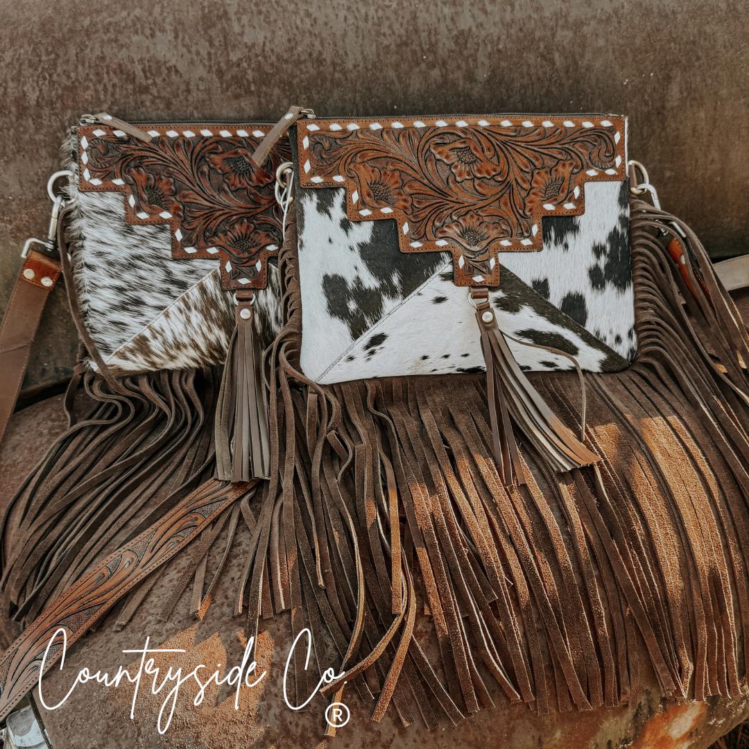 Fort Worth Cowhide Crossbody Countryside Co.