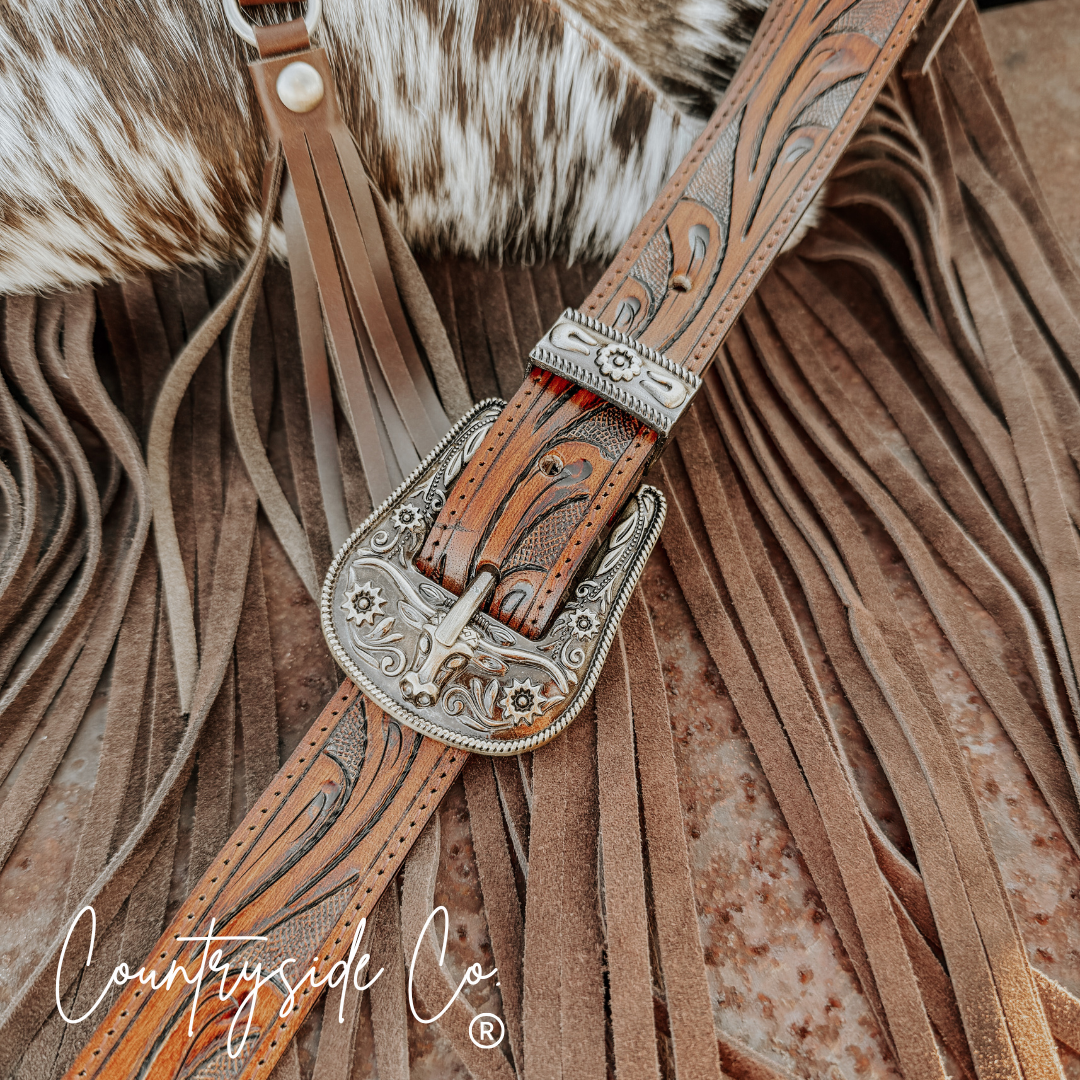 Fort Worth Cowhide Crossbody Countryside Co.