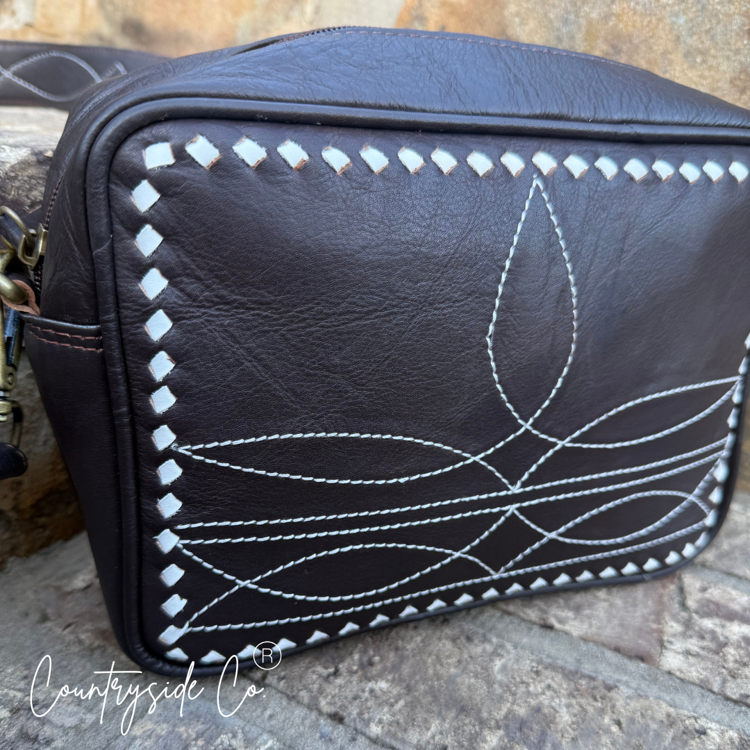 Boot Stitch Genuine Leather Purse Countryside Co.