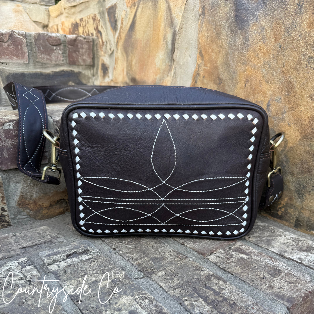 Boot Stitch Genuine Leather Purse Countryside Co.