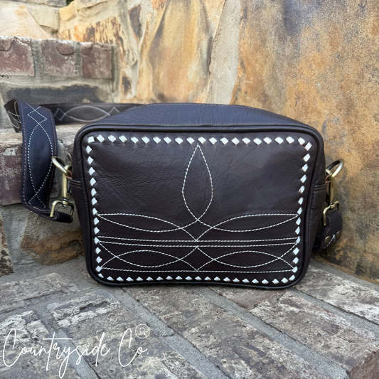 Boot Stitch Genuine Leather Purse Countryside Co.