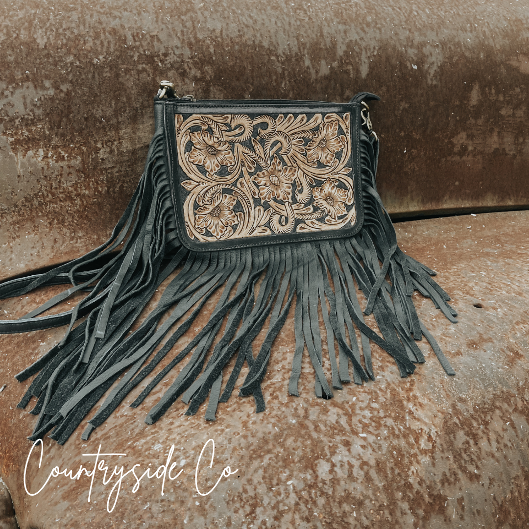 Rio Grande Tooled Leather Purse by Countryside Co. Countryside Co.