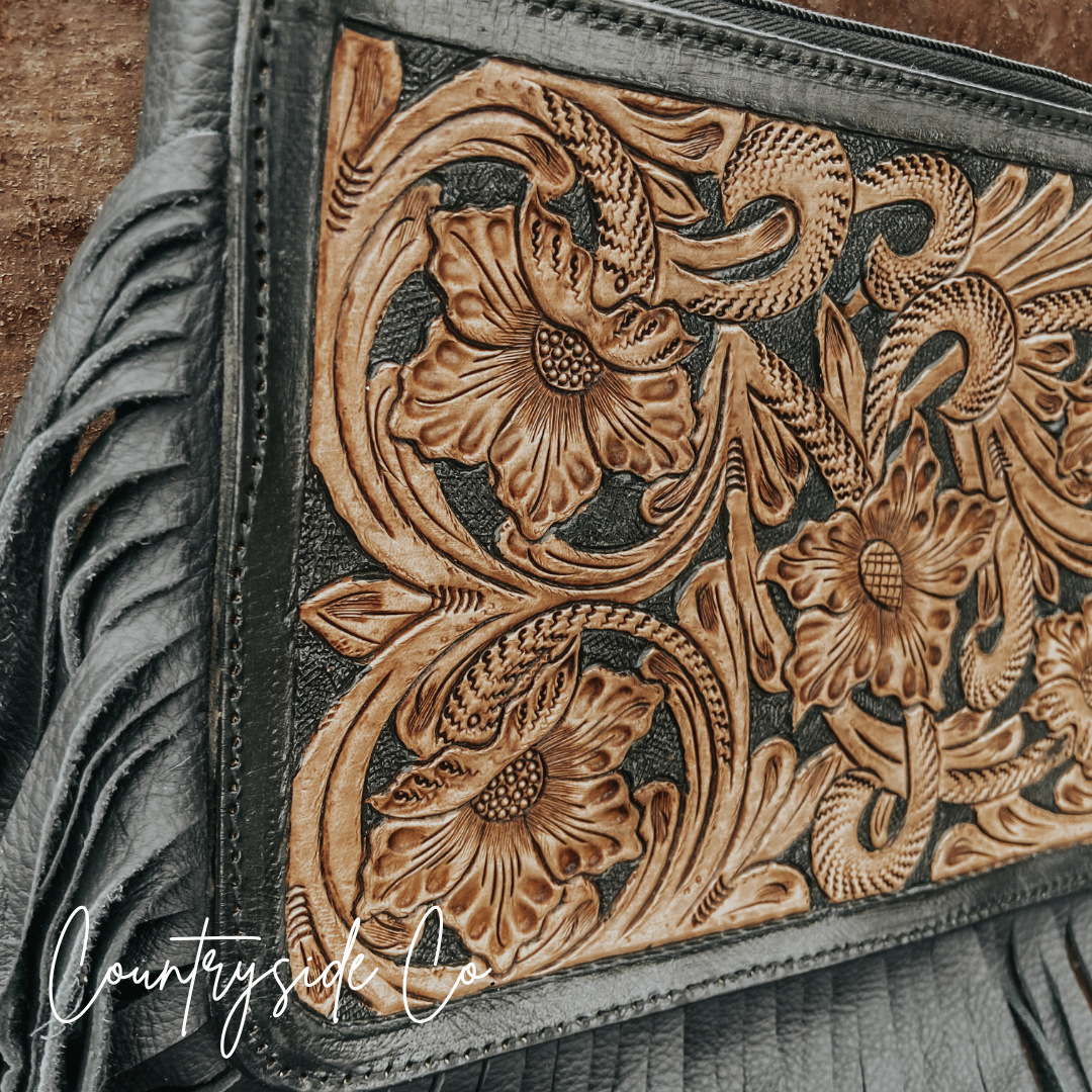 Rio Grande Tooled Leather Purse by Countryside Co. Countryside Co.