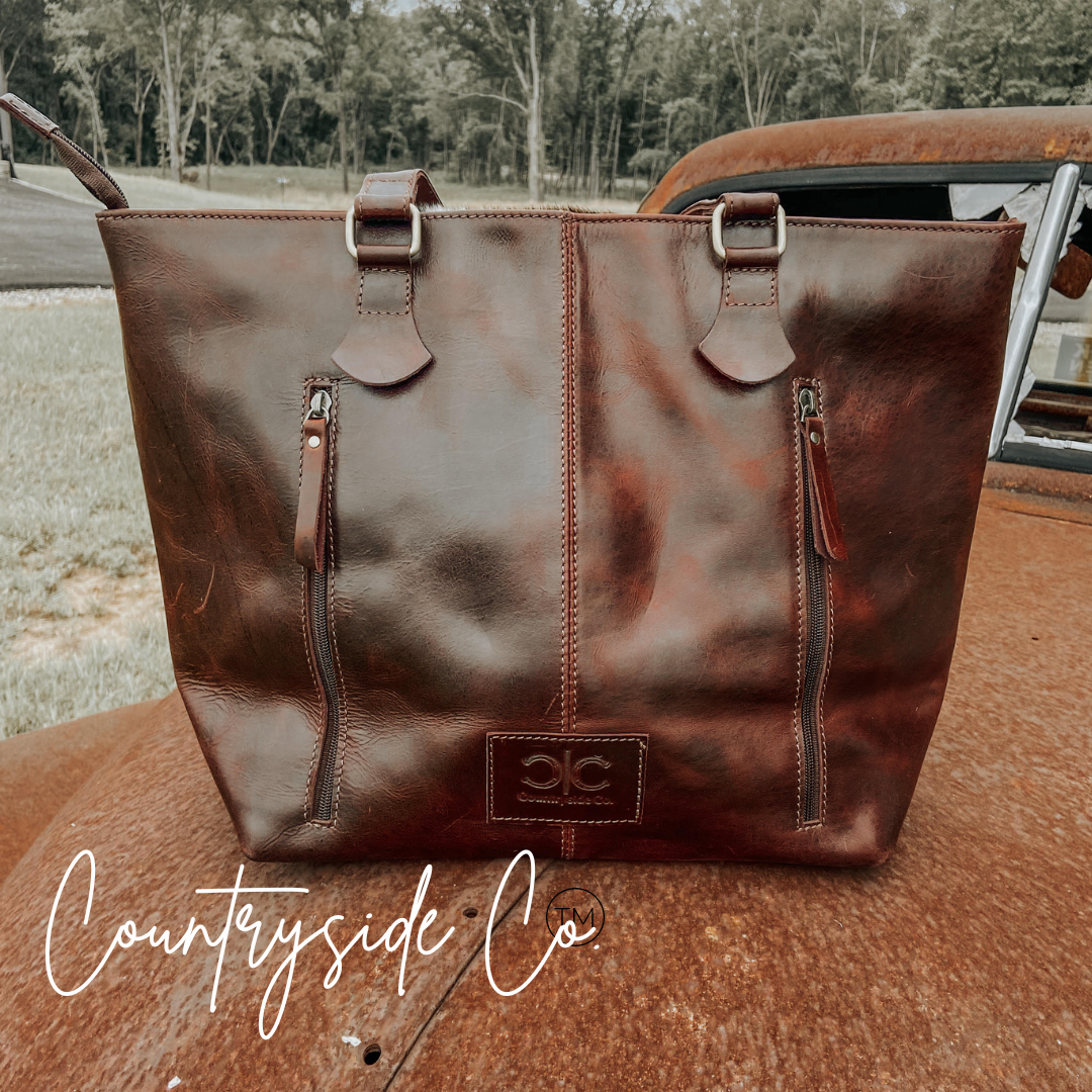Jane Cowhide Concealed Carry Purse Countryside Co.