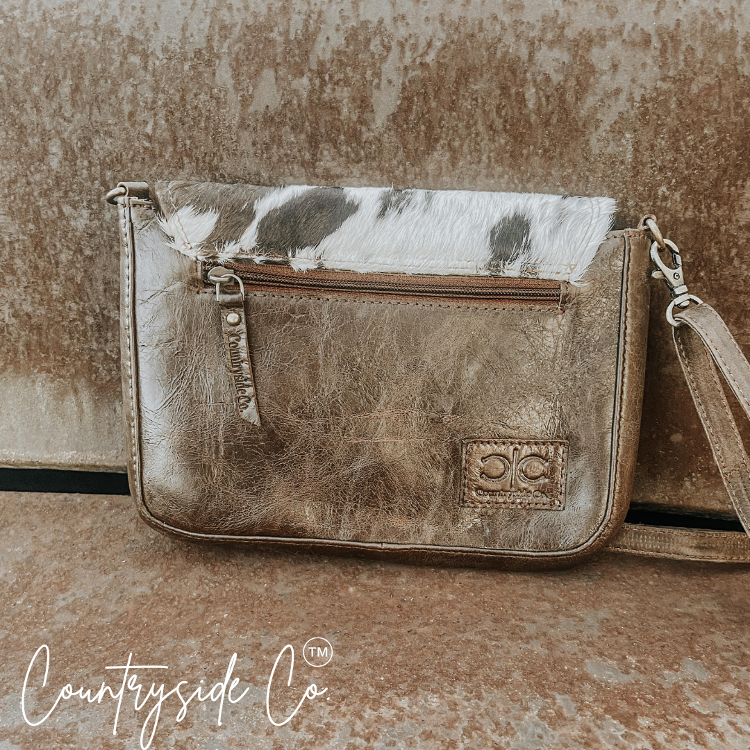 Maple Cowhide Crossbody Purse Countryside Co.
