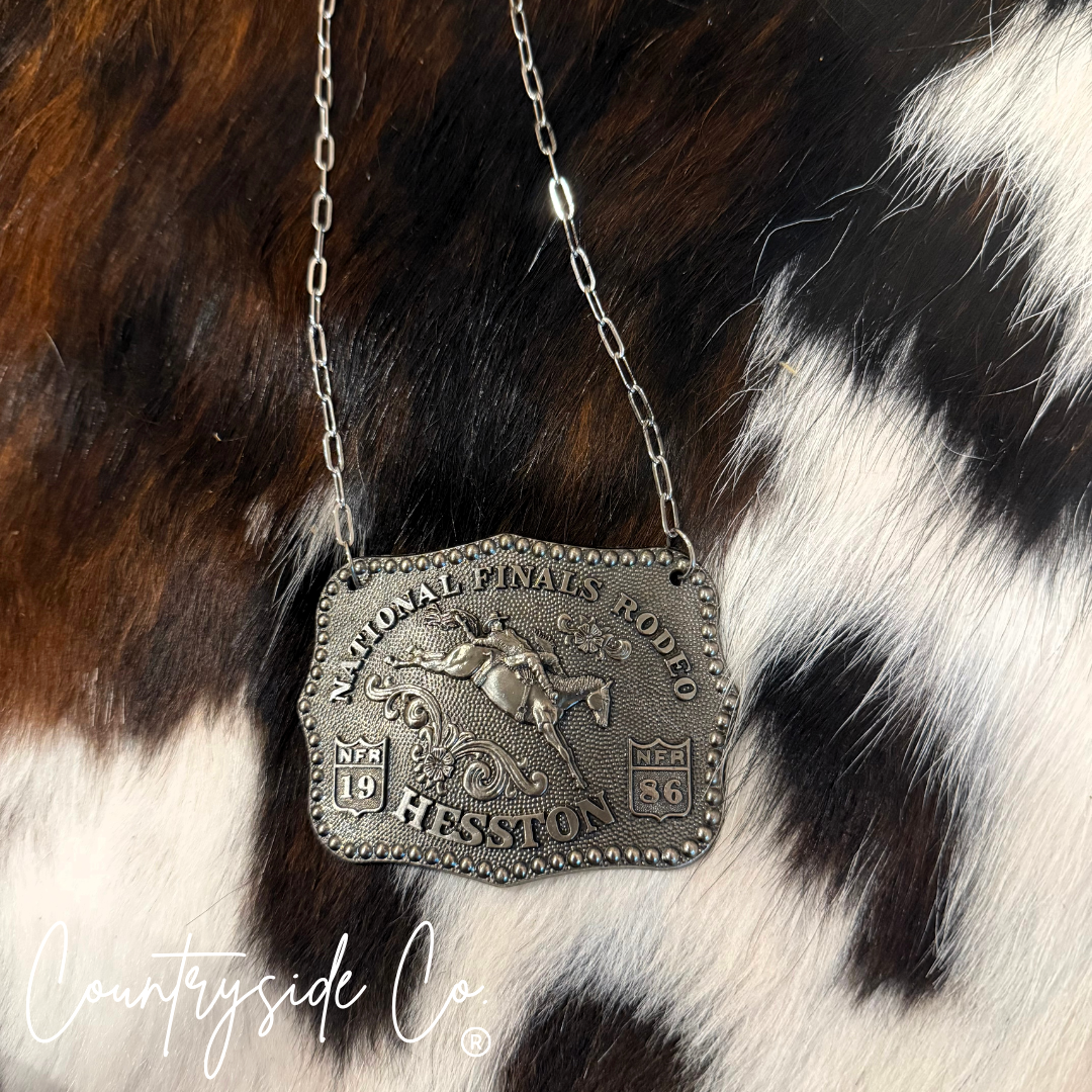 Vintage NFR Buckle Necklace Countryside Co.