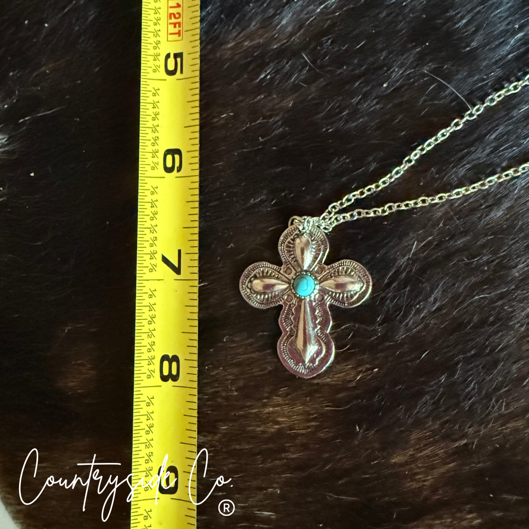 Southwestern Cross Necklace Countryside Co.