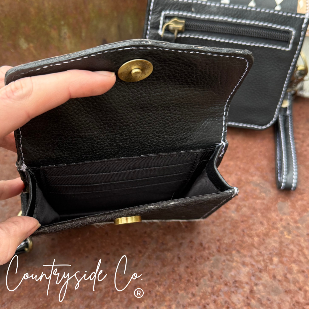 Cassie Checkered Wallet Wristlet Countryside Co.