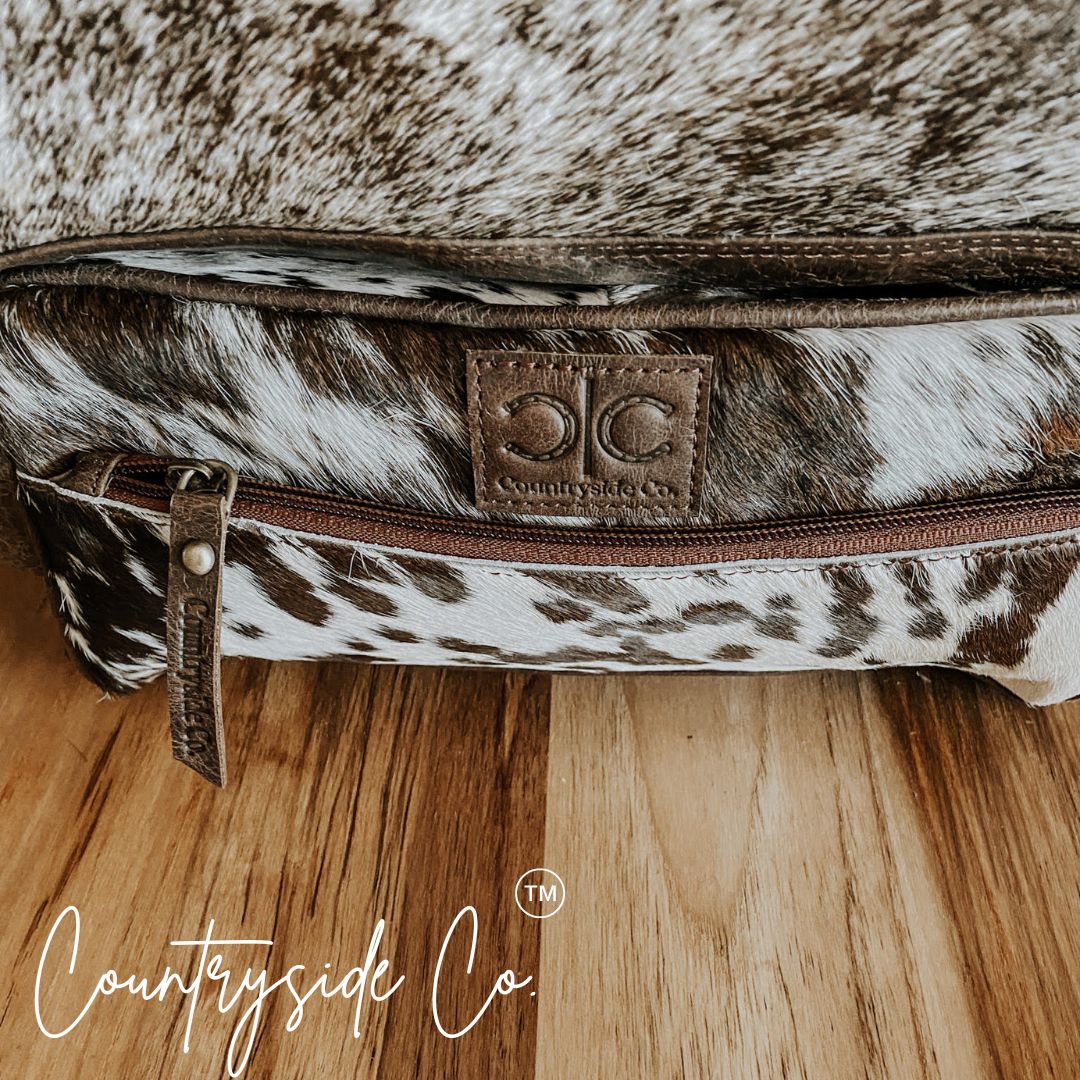 Countryside Cowhide Toiletry Bag Countryside Co.