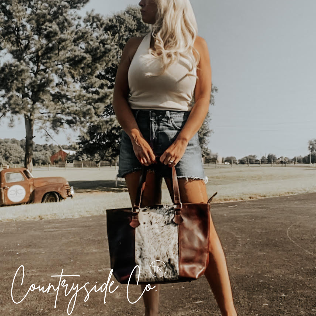 Jane Cowhide Concealed Carry Purse Countryside Co.