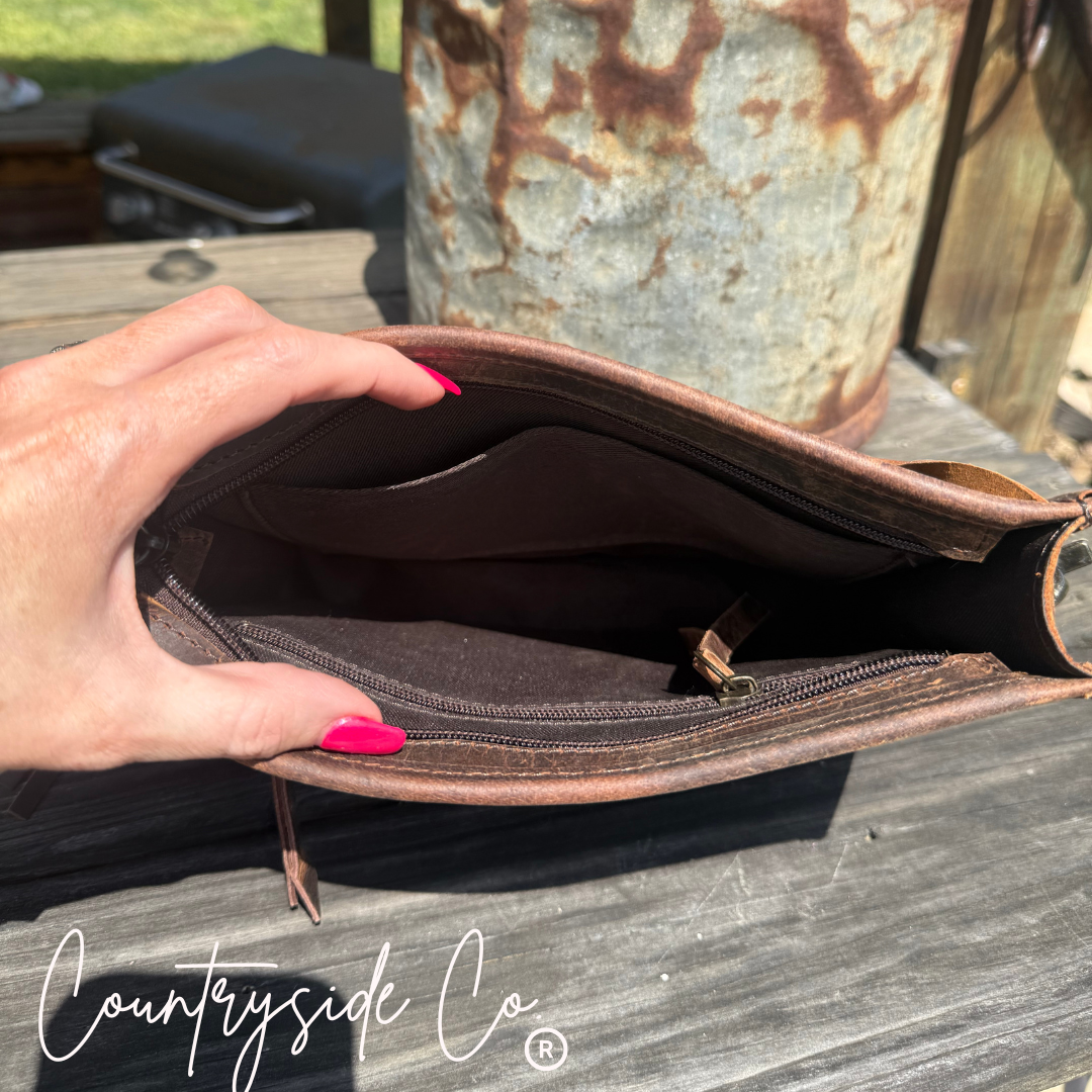 The Desert Duel Tooled Leather Purse by Countryside Co. Countryside Co.