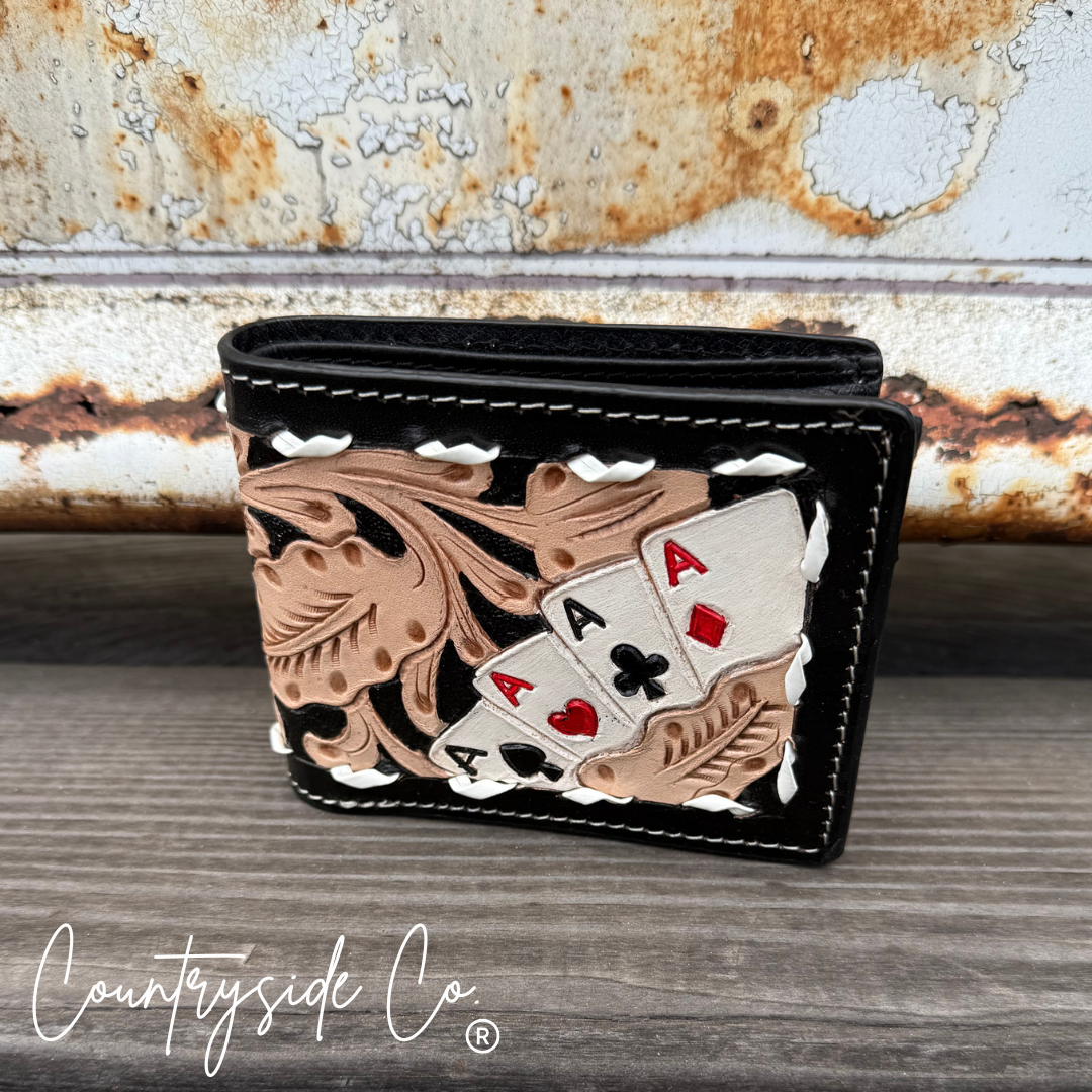 Gambler Leather Men's Wallet Countryside Co.
