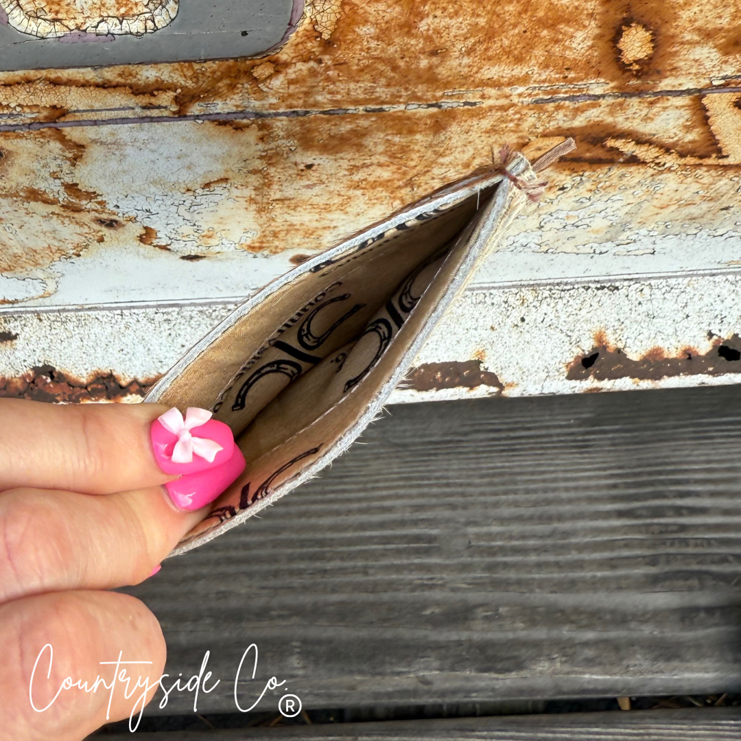 Cowhide Credit Card Holder Countryside Co.