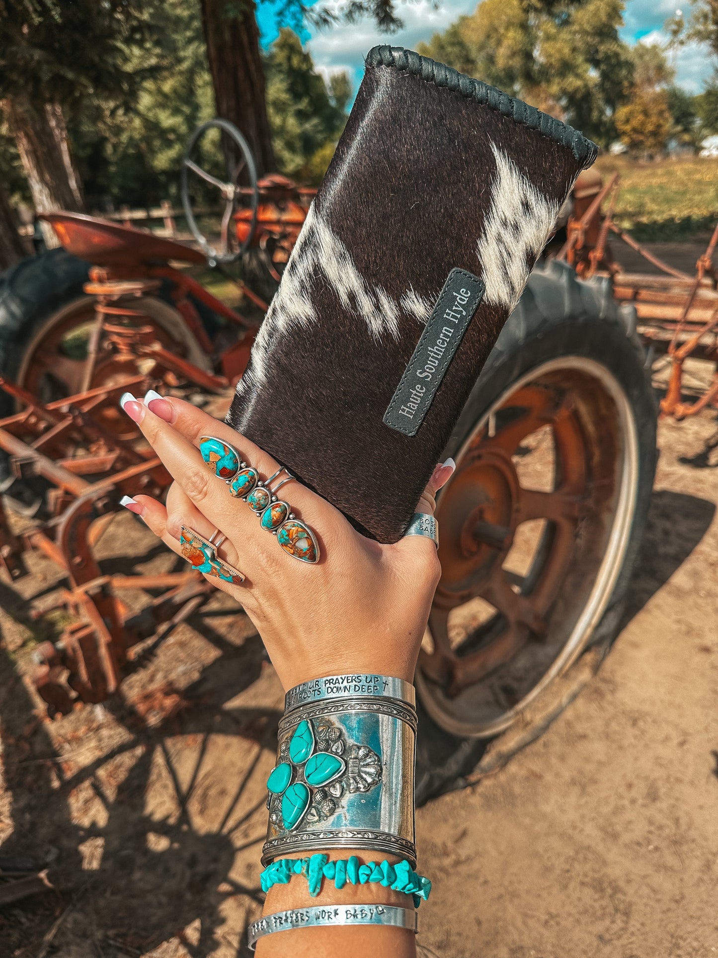 The Elva (Black Leather) Wallet a Haute Southern Hyde by Beth Marie Exclusive Haute Southern Hyde