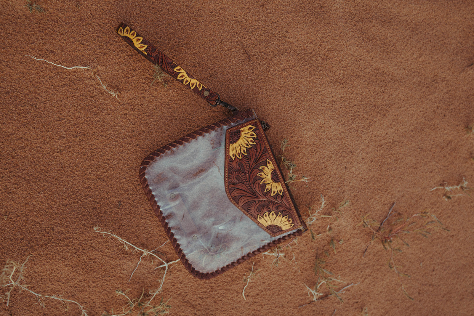 The Sunflower Fields Clear Bag, a Haute Southern Hyde by Beth Marie Exclusive Handbag Haute Southern Hyde