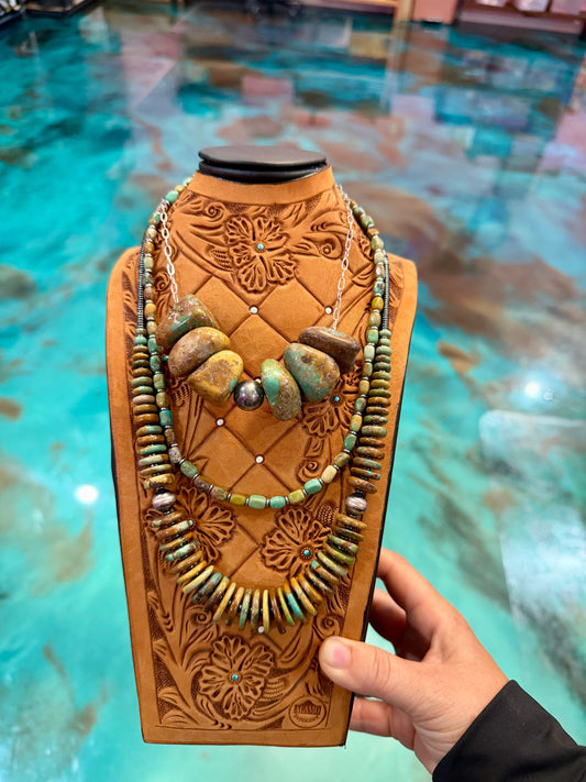 Chunky Turquoise Statement Set The Bijoux FAB Jewelry