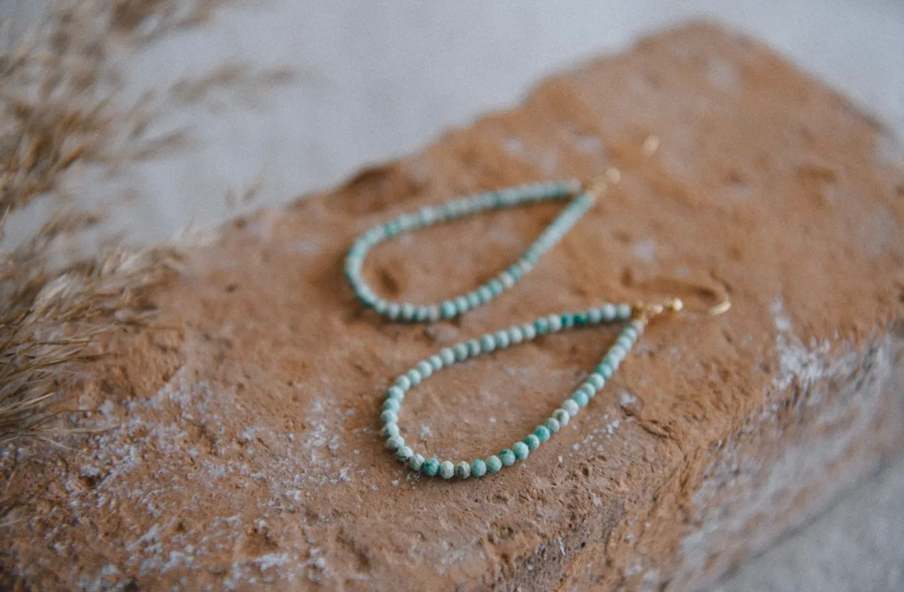 “The Golden Collection” Handmade 14k Gold Plated Turquoise FREEBIRD Earrings Nizhoni Traders LLC