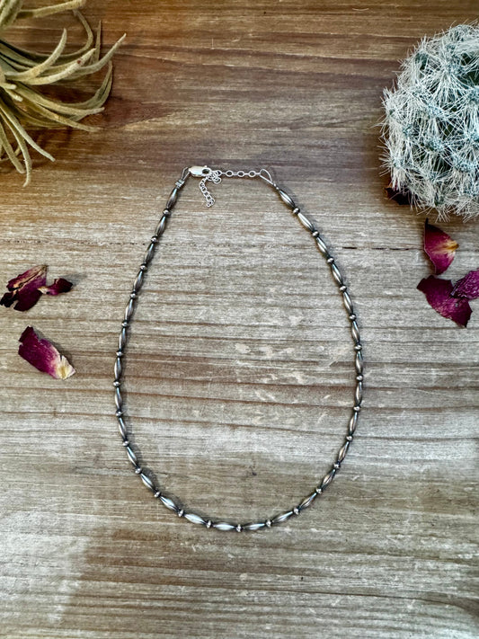 Mini Torpedo choker Sterling Silver Pearls The Bijoux FAB Jewelry