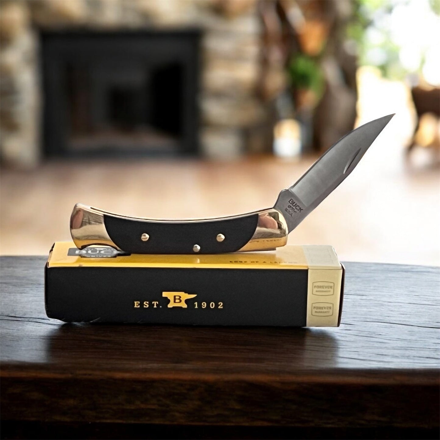 Buck "The 55" Lockback Folding Hunter Pocket Knife 6002 CedarHill Country Market