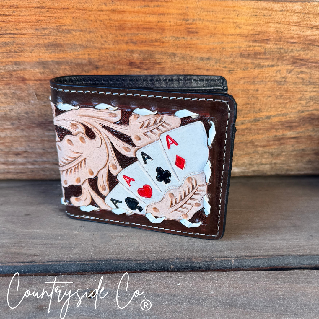 Gambler Leather Men's Wallet Countryside Co.