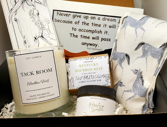 "Owned by a Horse" Gift Set Kentucky Green Studio