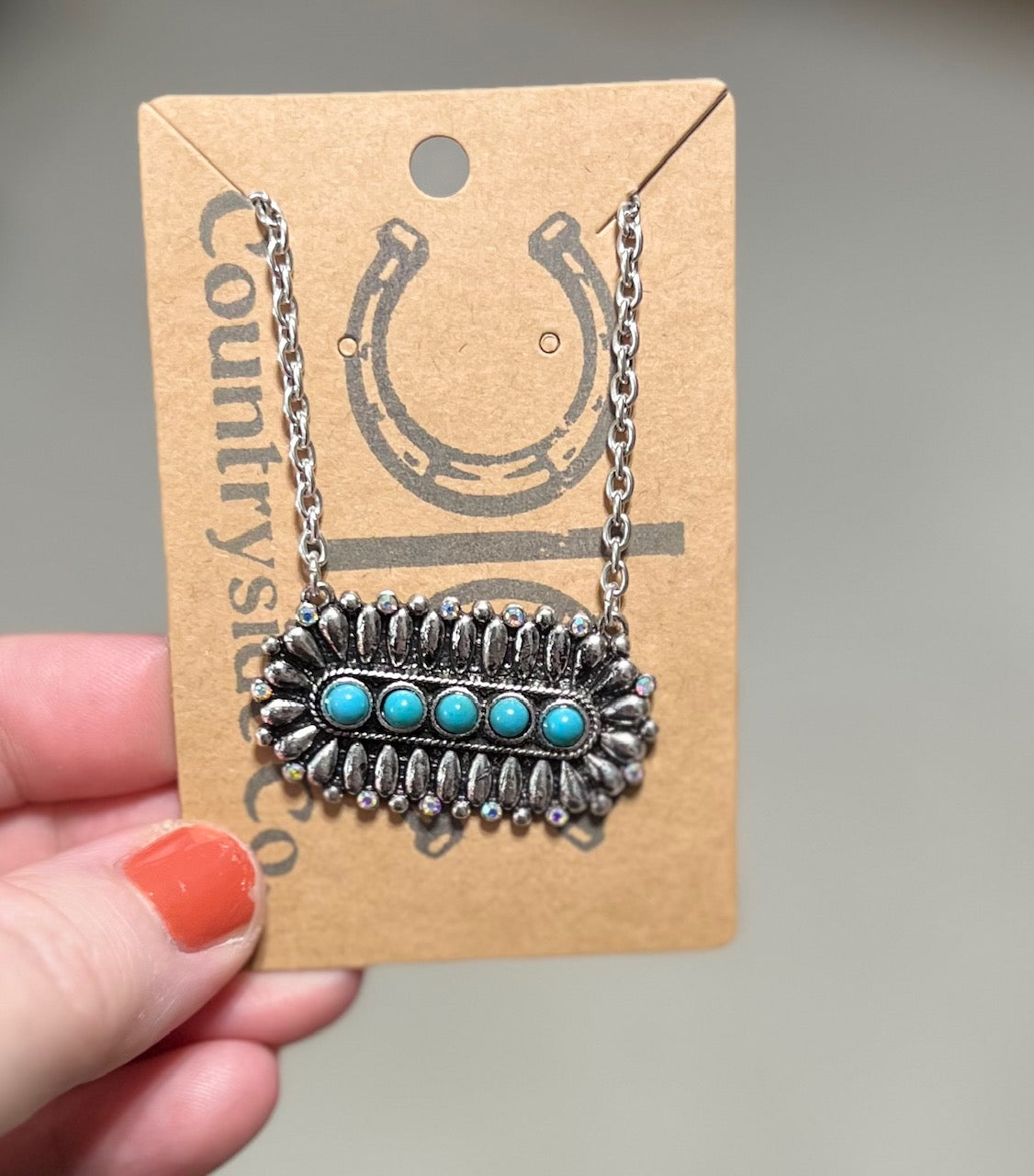 Zuni Inspired Fashion Turquoise Earrings OR Necklace - Restock No. 202 Cedar Hill Country Market