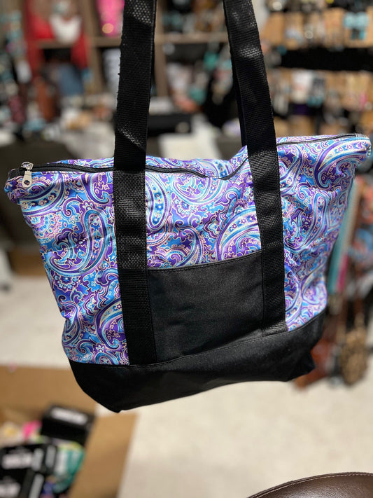 Western Themed Beach Tote Bags - Multi Cedar Hill Country Market