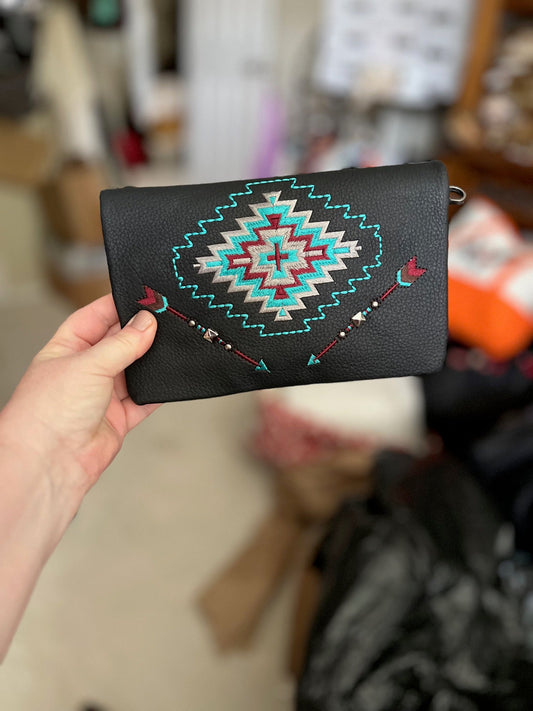 Aztec and Arrows Clutch Crossbody Cedar Hill Country Market