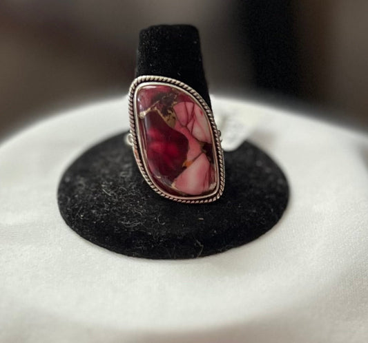 Genuine Rose Dalia Sterling Silver Ring - Multi Size 9 No. 606 CedarHill Country Market