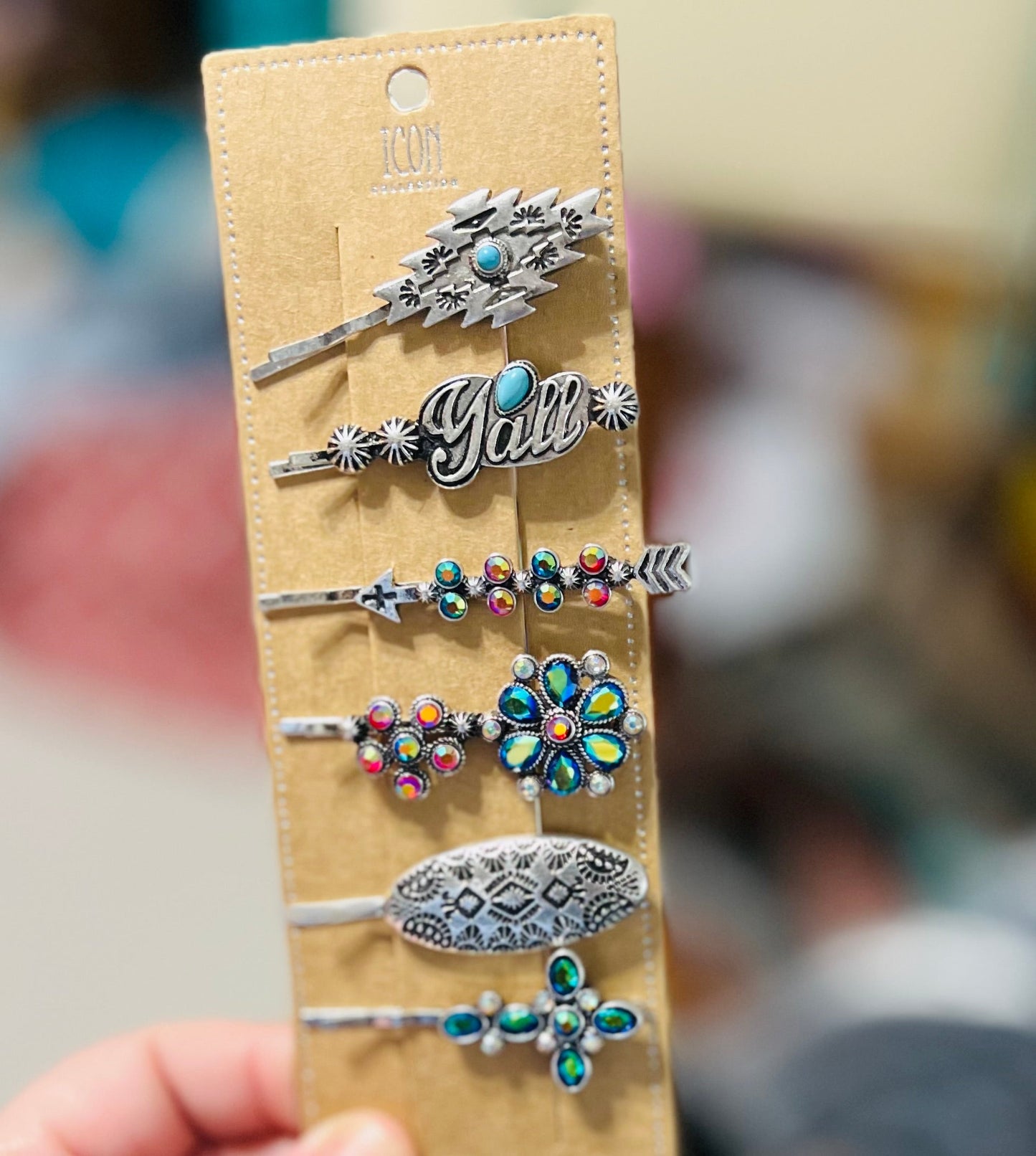Multi Pack Western Themed Hair Pins Cedar Hill Country Market