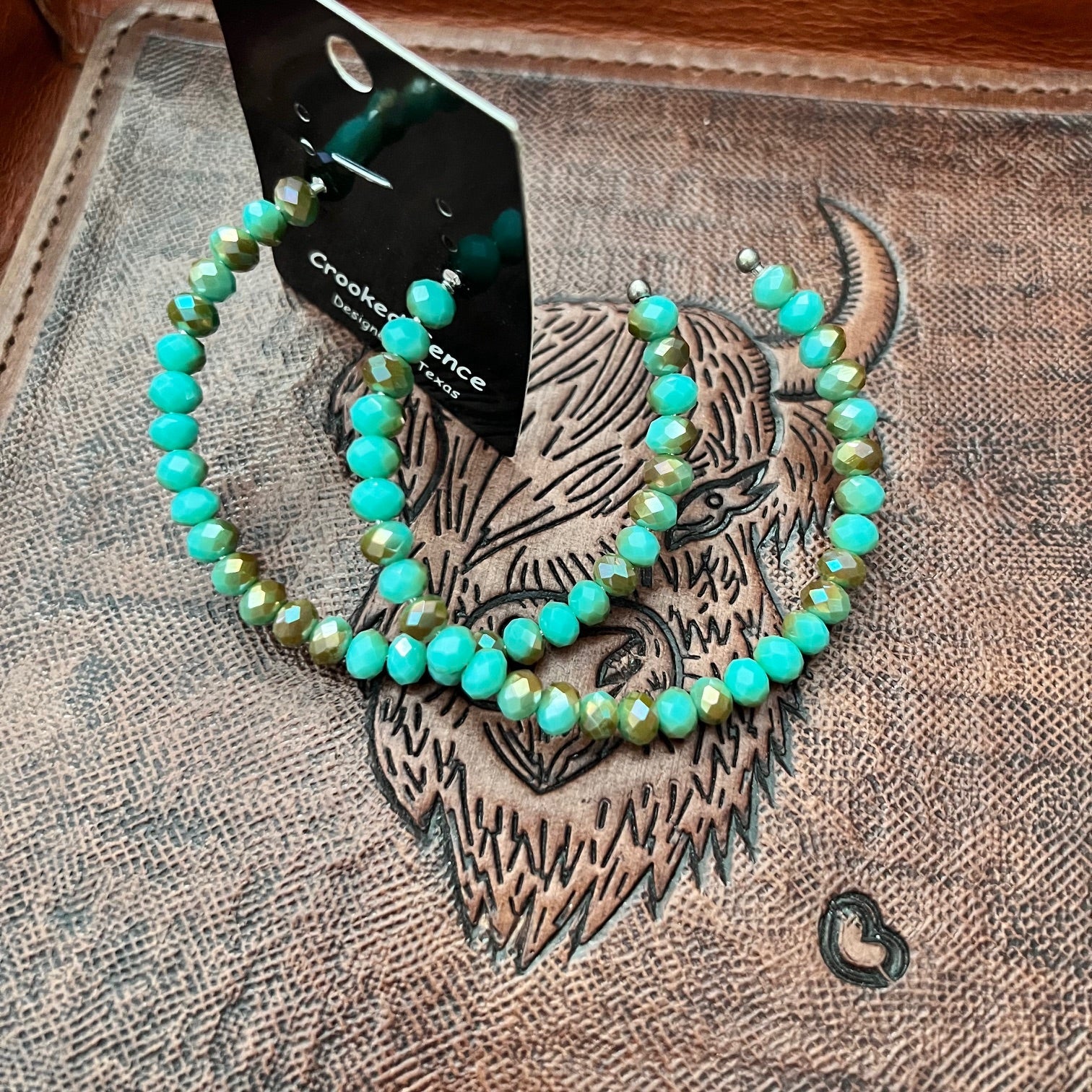 Fashion Turquoise Beaded Hoops 4 inch Cedar Hill Country Market
