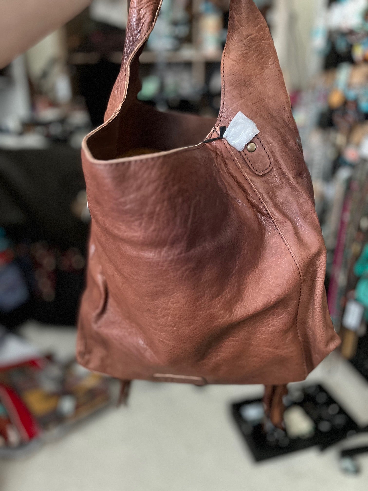 Hobo Genuine Western Leather Women Sunflower Bag - Crossbody Handbag Cedar Hill Country Market