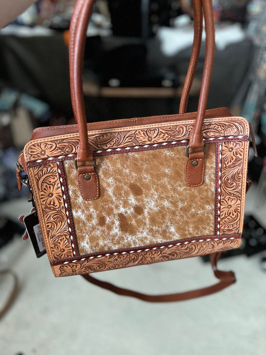 Tote Genuine Western Leather Women Bag Cedar Hill Country Market