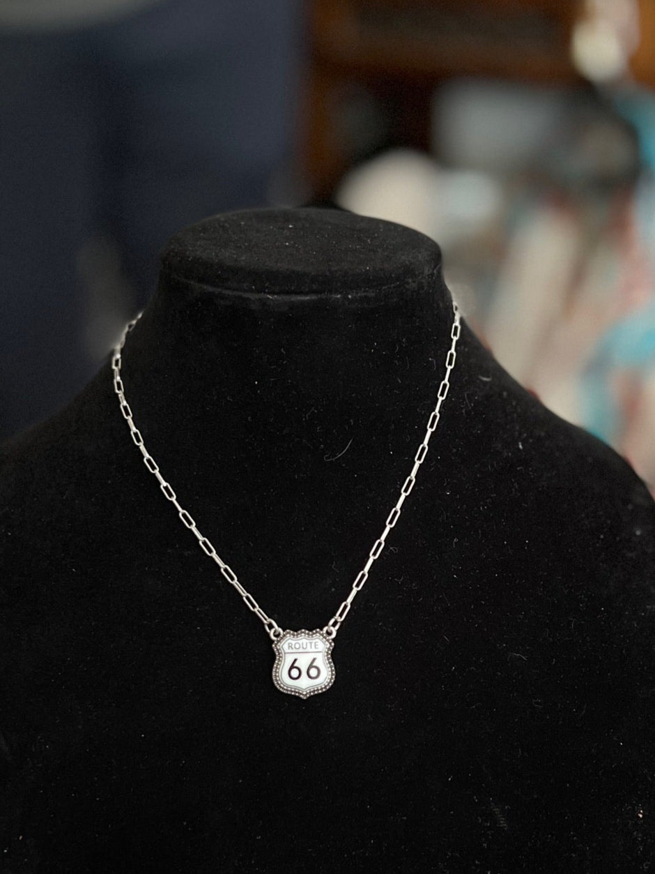 Route 66 Fashion Pendant Necklace Set Cedar Hill Country Market