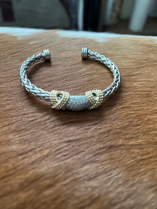 Fashion Silver Rope Bracelet Cedar Hill Country Market