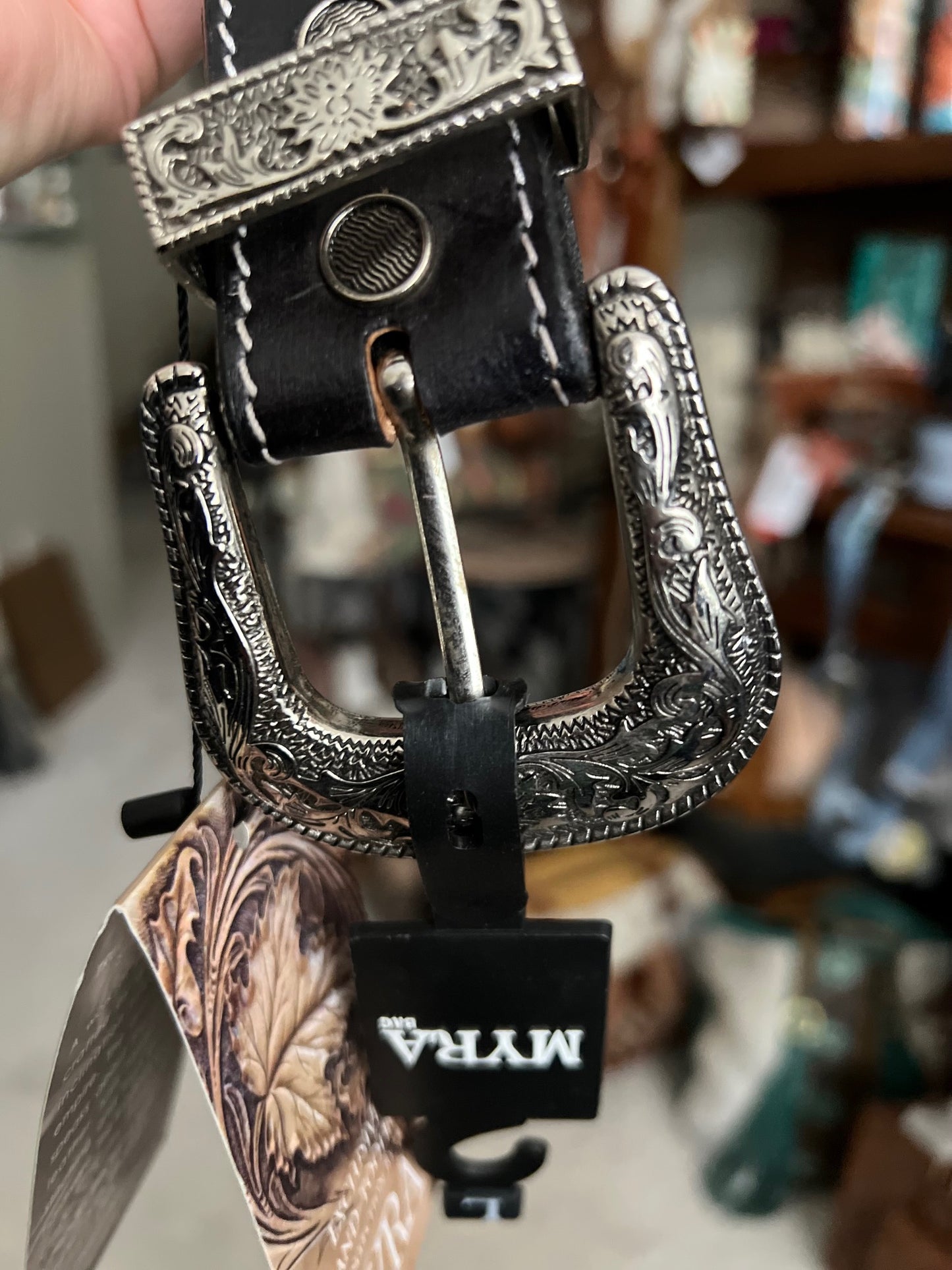 Leopard and Concho Western Ladies Belt - by Myra CedarHill Country Market