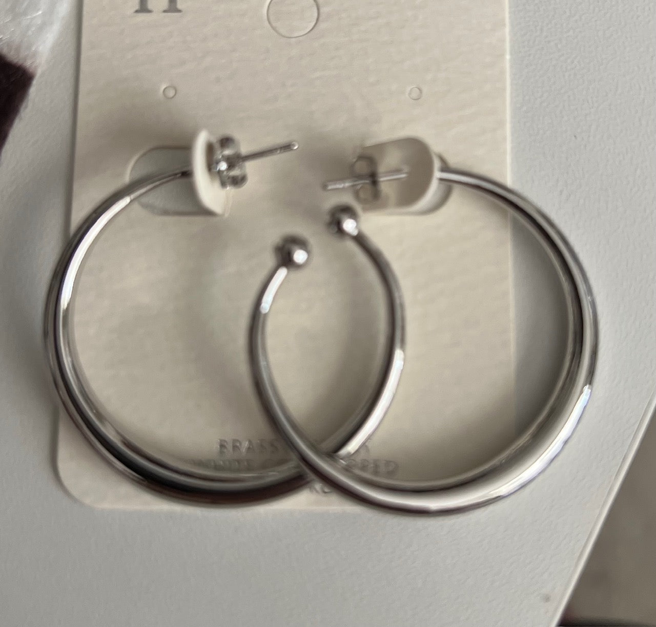 14 karat dipped Silver Hoops - Multi CedarHill Country Market