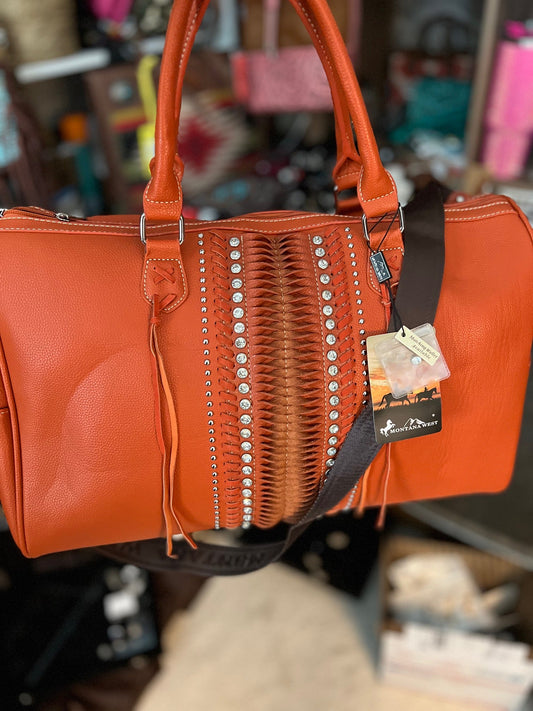 Montana West Collection Weekender with Crossbody Strap 800 Cedar Hill Country Market