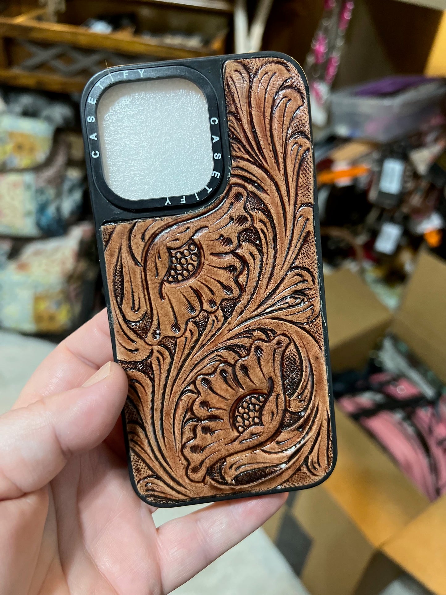 Cowhide Phone Cases - IPhone 13 PRO CedarHill Country Market